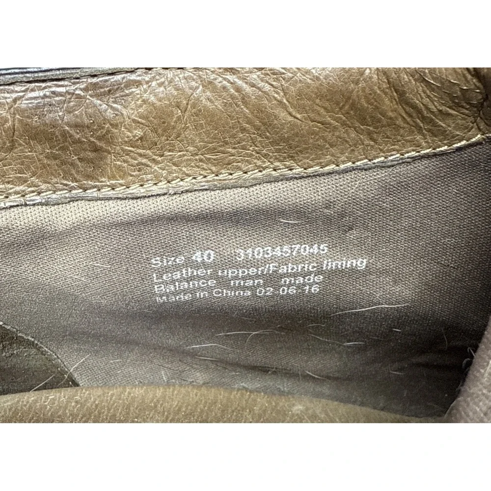 Dansko Brown Leather Dabney Ankle‎ Boots Sz 40 US 9 Heeled Tassel Side Zip 3g